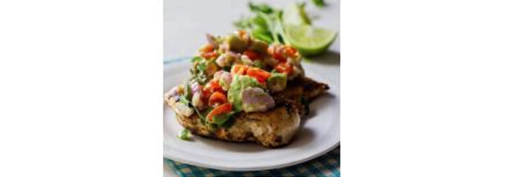 Cilantro-Lime Chicken With Avocado Salsa