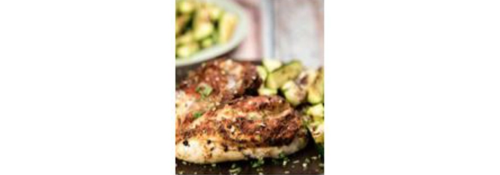 Grilled Chicken Breasts With Zucchini