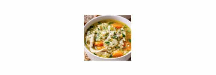 Instant Pot Chicken & Cauliflower Rice Soup
