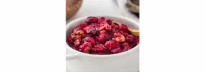 Keto Cranberry-Walnut Sauce