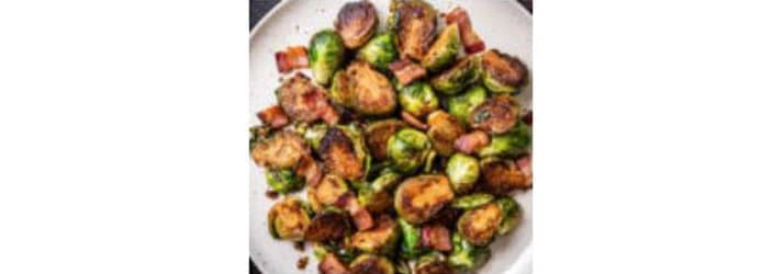 Keto Maple-Bacon Brussels Sprouts