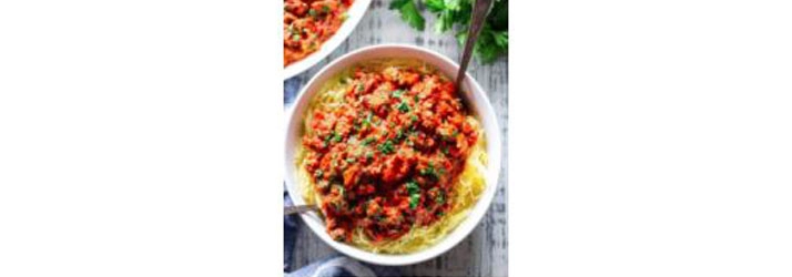 Spaghetti Squash Bolognese