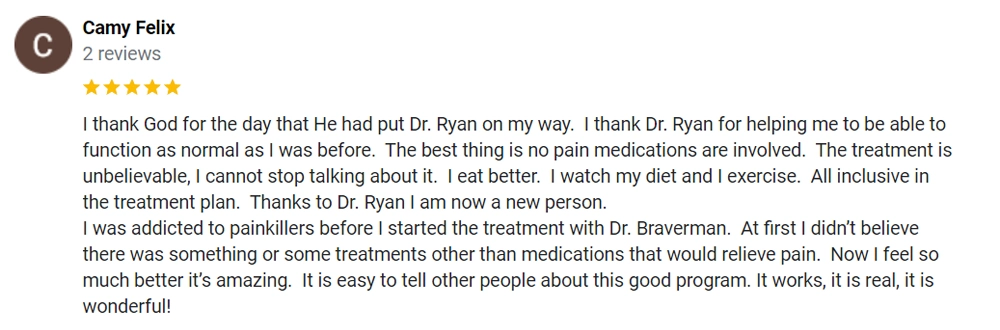 Chiropractic Garden City NY Testimonial